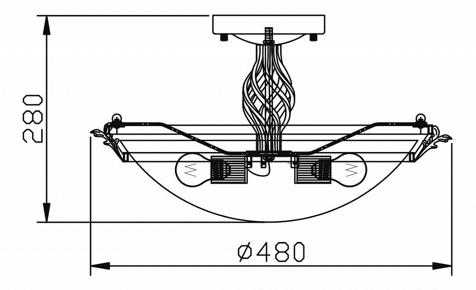 Светильник CL232-03-R